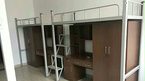 小房间的两层床,二层床,学生床的尺寸标准说明 学生床的结构要求