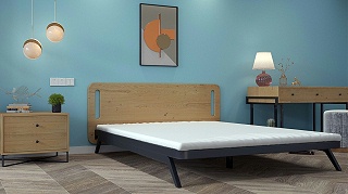 单层铁艺床公寓家具出租房床