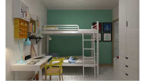 光彩家具学生宿舍公寓床,一套集休息与收纳于一身的床